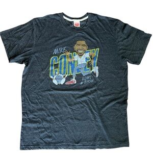 Homage Mike Conley Bowl N Bash T Shirt XL Gray Memphis Grizzlies NBA Graphic Tee
